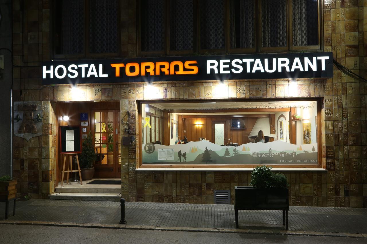 Hostal Torras Sant Hilari Sacalm Exteriér fotografie